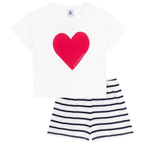 Petit Bateau Pyjamas I Bomuld Marshmallow Smoking | Hvid | 8 years