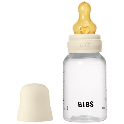 BIBS BIBS Slow Flow Sutteflaskelatex 1-pak 150 Ml Ivory | Hvid | 0-3