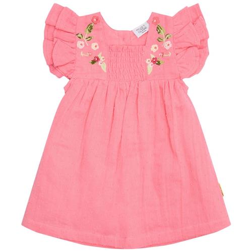 Hust&Claire Katinka Kjole Blushing 80 cm  Lyserød  80 cm  kvinde