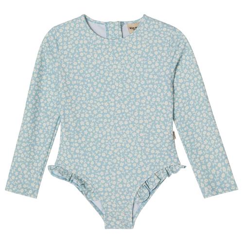 Kuling Antibes UV-badedragt Sky Blue Flower | Blå | 134/140 cm
