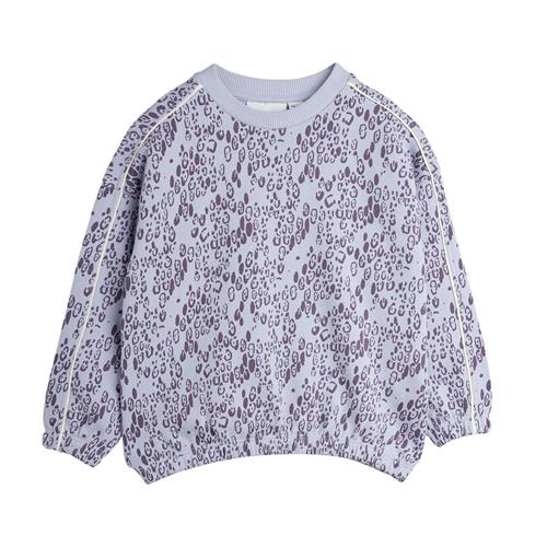Mini Rodini GOTS Mini Leopard Aop Sweatshirt Purple | Lilla | 92/98 cm