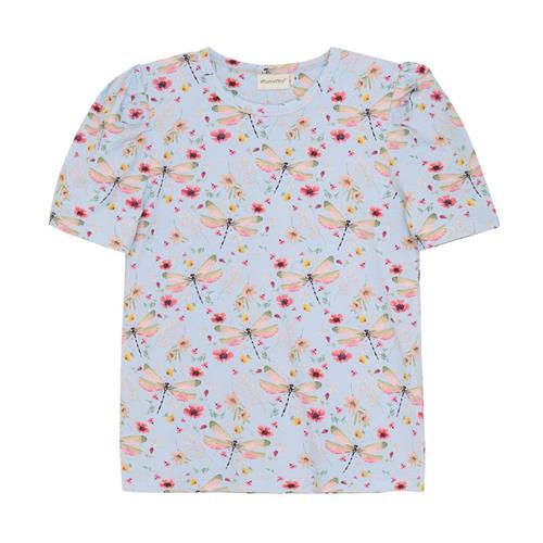 Minymo GOTS T-shirt Aop Skyway | Blå | 92 cm