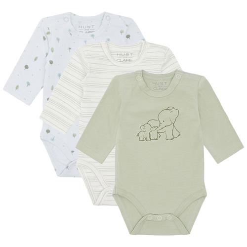 Hust&Claire Base 3-pak Baby Body Green Sage | Grønn | 74 cm