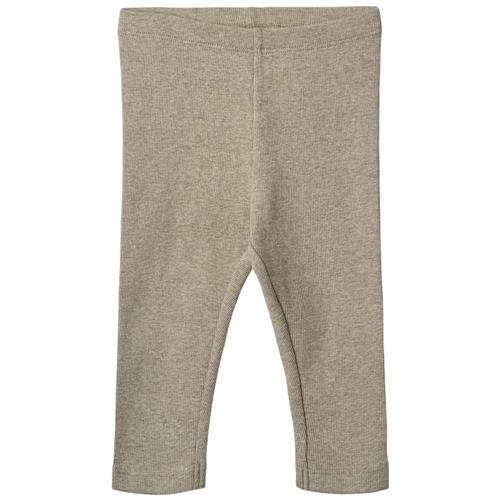 Wheat Jules Leggings I Jersey Gravel Melange | Beige | 80 cm