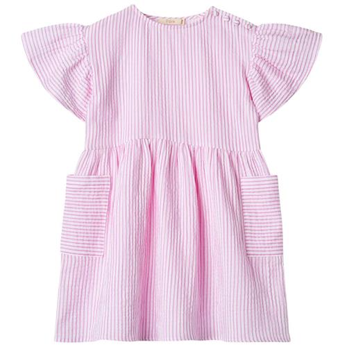 Fliink Ciao Kjole Cloud Dancer Pink Stripe | Lyserød | 5 years
