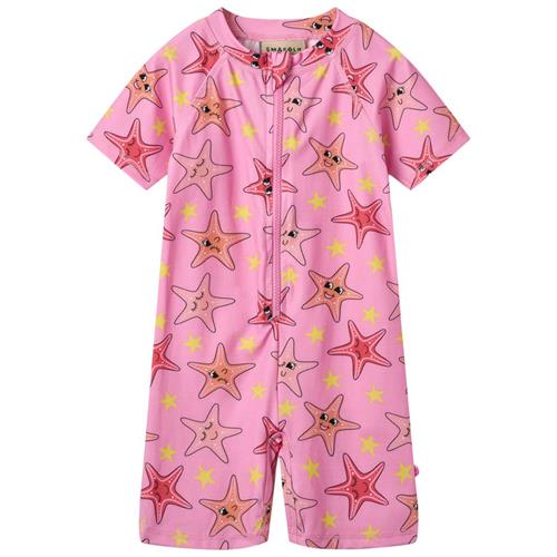 Småfolk Starfish UV-dragt Bubblegum | Lyserød | 1-2 years