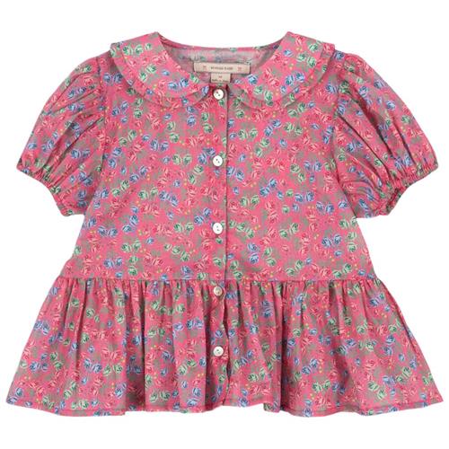 Konges Sløjd GOTS Pacey Bluse Fandango | Lyserød | 18 months
