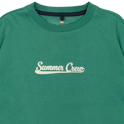 The New GOTS Ore Tee Bottle Green 5-6 Y  Grøn  5-6 år  mand