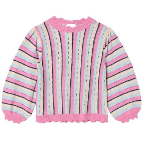 Fliink Bowie Stripe Bluse Sandshell Multi | Lyserød | 3 years
