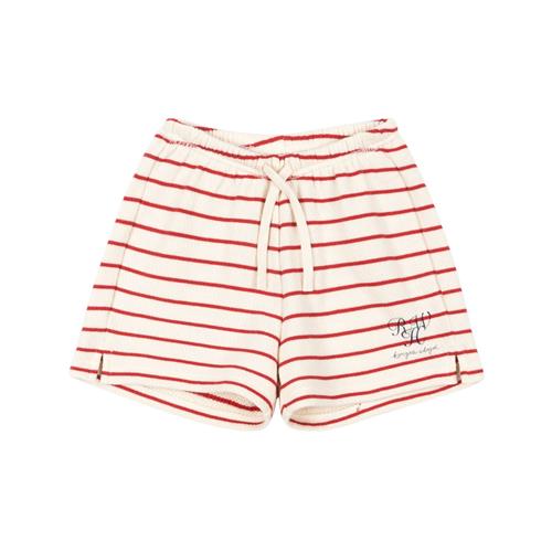 Se Konges Sløjd GOTS RHW X KS Largo Sweatshorts Porta Tripe 5-6 Y    5-6 år  mand ved Babyshop