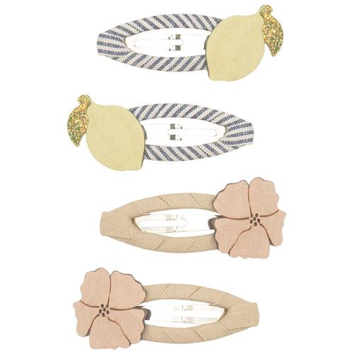 Mimi & Lula Lemon Blossom 4 Hårklemmer Amalfi | Beige | 0