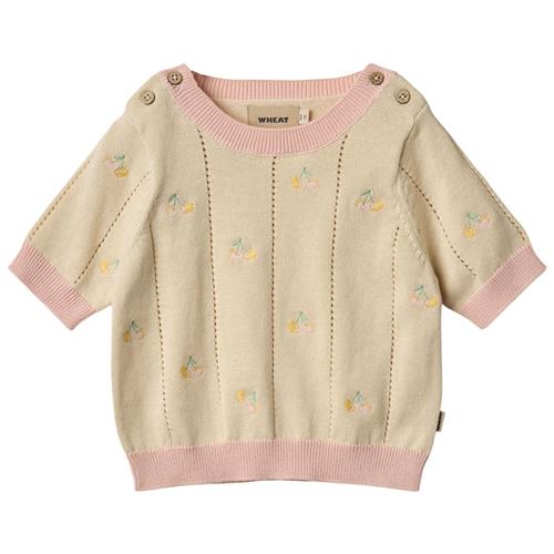 Wheat GOTS Malvina Strikket Top Sandshell | Beige | 74 cm