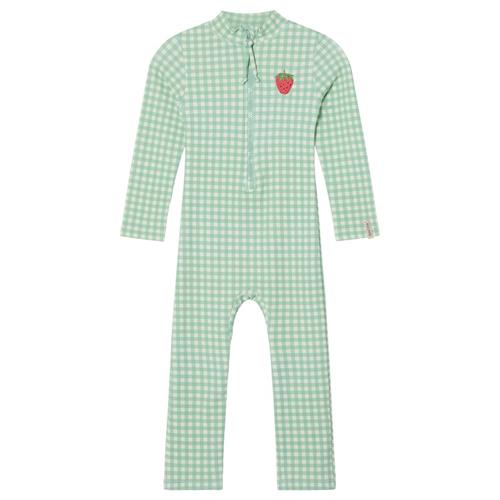 Kuling Seychelles UV-dragt Mint Check | Grønn | 74/80 cm
