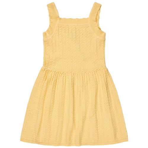 FUB Strikket Kjole Vanilla | Gul | 80 cm