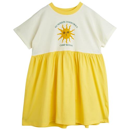 Mini Rodini GOTS Sun Sp Kortærmet Kjole Offwhite | Hvid | 104/110 cm
