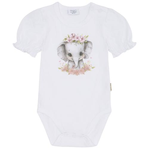 Hust&Claire Britt Baby Body White | Hvid | 92 cm