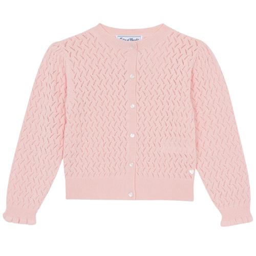Tartine et Chocolat Strikket Cardigan Rose Ancien | Lyserød | 4 years