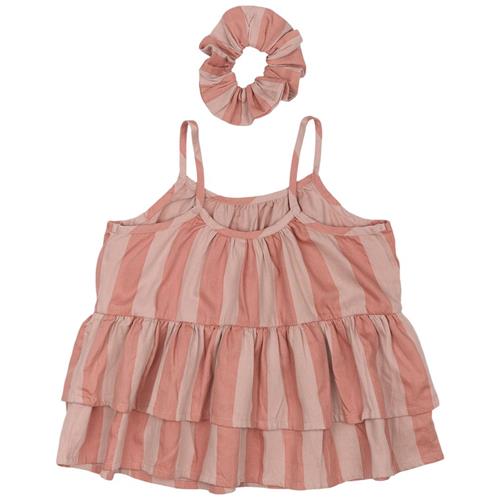 The New Ofelia Til Toppen Old Rose Striped | Lyserød | 3-4 years