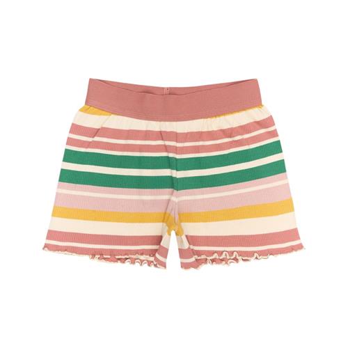 The New GOTS Ohara Ribbede Shorts Multi Striped | Grønn | 11-12 years