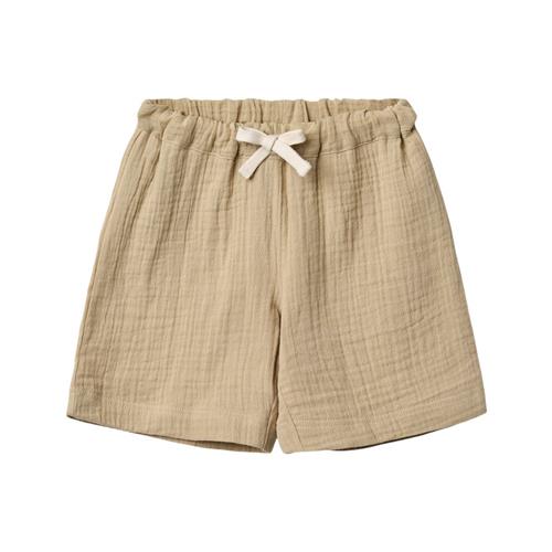 Wheat GOTS Atlasz Kortærmet Skjorte Soft Sand | Beige | 122 cm