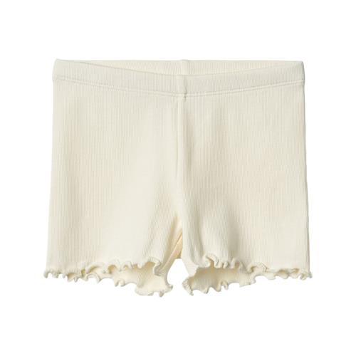 Wheat Sine Ribbede Shorts Ivory |  | 122 cm
