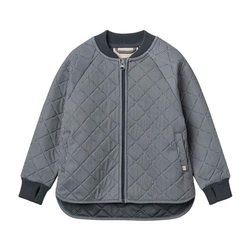 Wheat Sylvester Termojakke Ink Stripe | Blå | 128 cm
