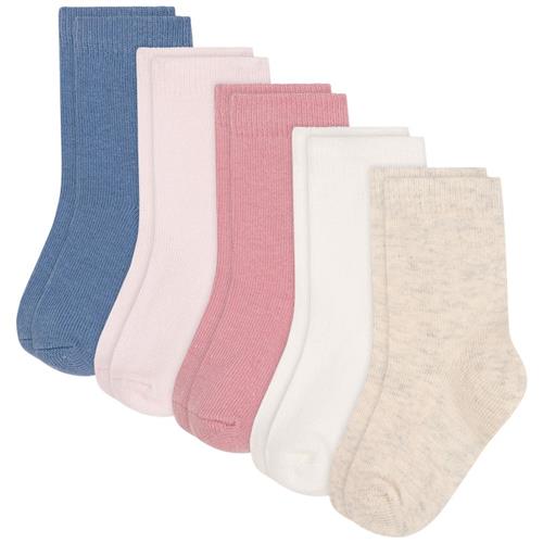 Petit Bateau Plain 5-pak Bomuldsstrømper Pink | Lyserød | 0-3 months