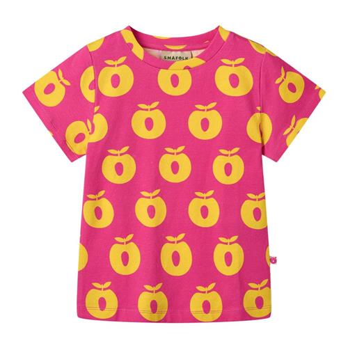 Småfolk Apples T-shirt Pink Fandango | Lyserød | 7-8 years