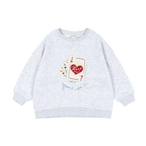 Konges Sløjd RHW X KS Jack Sweatshirt Light Grey Melange 3 Y    3 år  mand