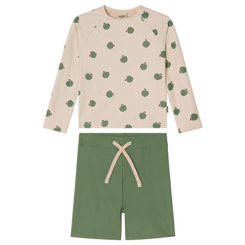 Kuling Rhodes UV-sæt Green Apple | Hvid | 110/116 cm