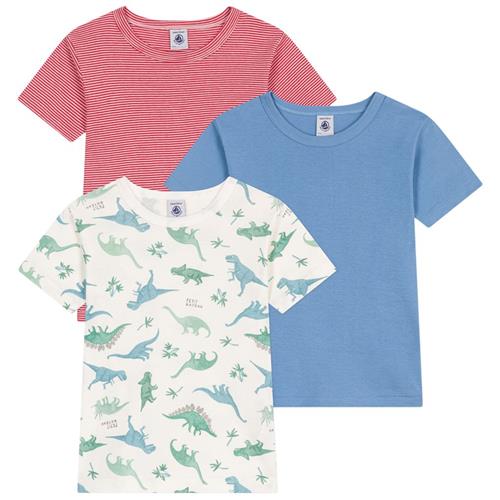Petit Bateau 3-pak Bomulds-T-shirts Aloevera Marshmallow | Hvid | 5 years