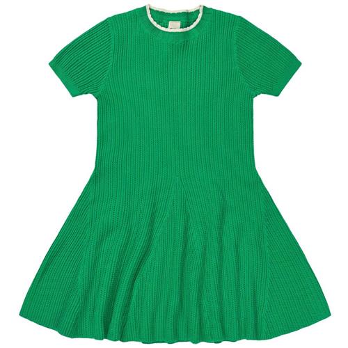 FUB Strikket Kjole Basil | Grønn | 140 cm