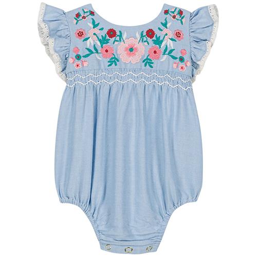 Louise Misha Nusha Romper Light Blue | Blå | 24 months