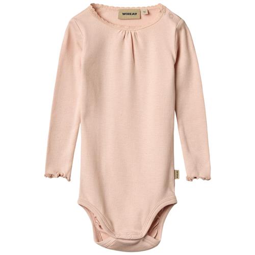 Wheat Lotta Ribbet Baby Body Powder | Lyserød | 92 cm