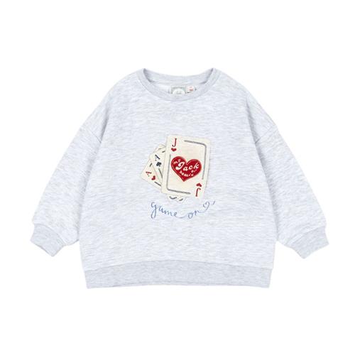 Konges Sløjd RHW X KS Jack Sweatshirt Light Grey Melange | Grå | 18 months