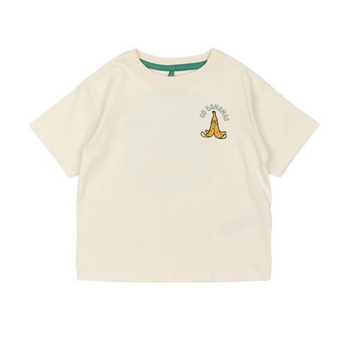 The New Siblings GOTS Oluf Tee White Swan | Hvid | 98 cm
