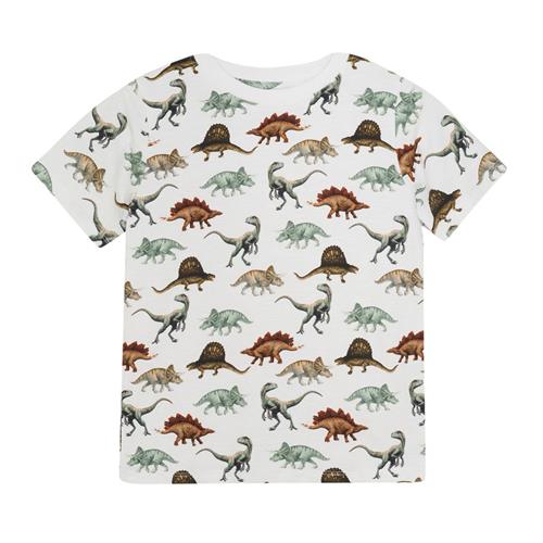 Minymo T-shirt Aop Bright White | Hvid | 122 cm