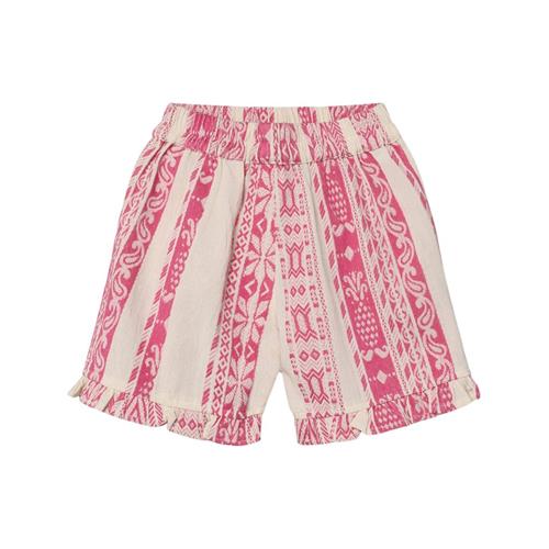 Fliink Addie Shorts Cloud Dancer Pink Stripe | Lyserød | 7 years