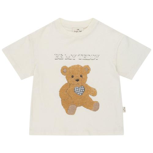 Konges Sløjd Era T-shirt Teddy Bear | Hvid | 9 months