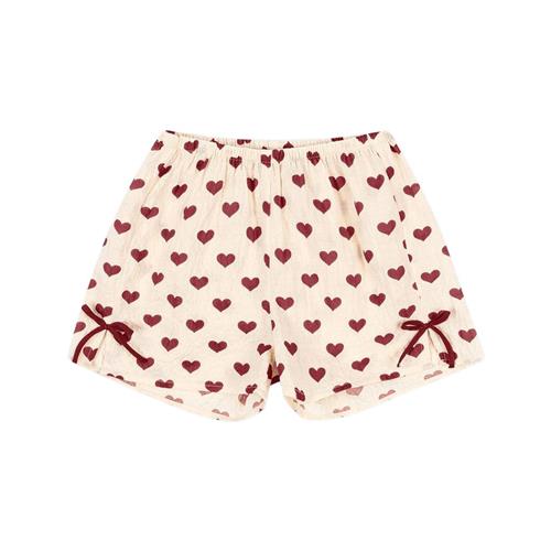 Konges Sløjd GOTS Ava Slit Shorts Amour Rouge |  | 7-8 years
