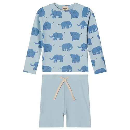 Kuling Rhodes UV-sæt Sky Blue Elephant | Blå | 86/92 cm