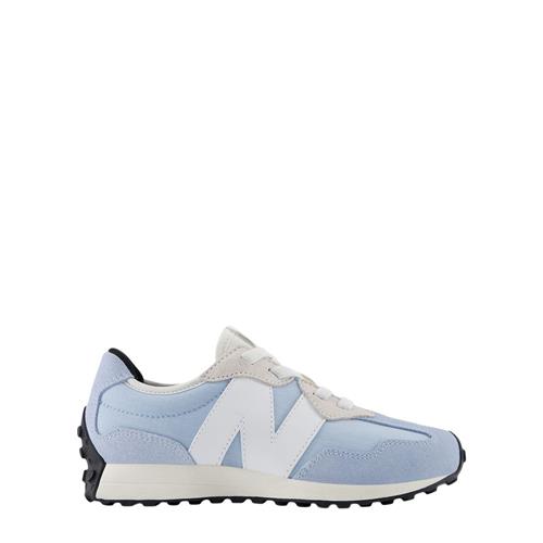 New Balance 327 Kids Bungee Lace Sneakers Light Chrome Blue 28 EU  Blå  28 EU  Unisex