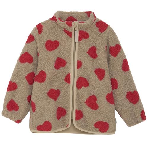 Celavi Teddy Fleect-jakke Cayenne | Beige | 80 cm