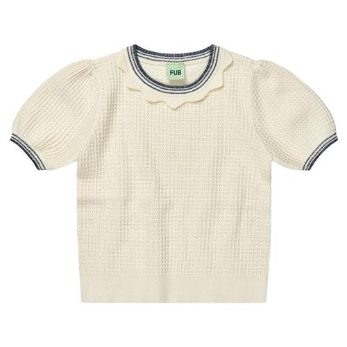 FUB Strikket Kortærmet Top Ecru |  | 120 cm