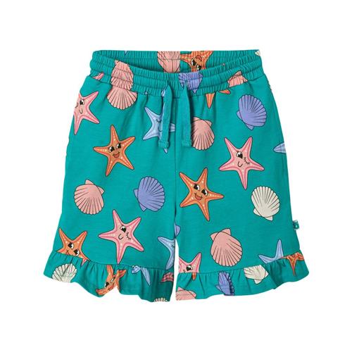 Småfolk Starfish Shorts Teal | Grønn | 1-2 years