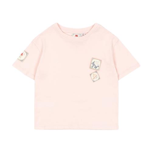 Konges Sløjd RHW X KS Lettre Tee Chalk Pink | Lyserød | 18 months