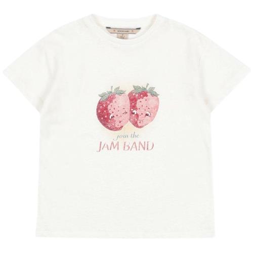 Konges Sløjd Era T-shirt Off White Jam | Hvid | 9 months