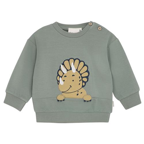 Minymo Sweatshirt Sea Spray | Grønn | 92 cm
