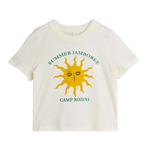 Mini Rodini GOTS Sun Sp Kortærmet T-shirt Offwhite | Hvid | 80/86 cm