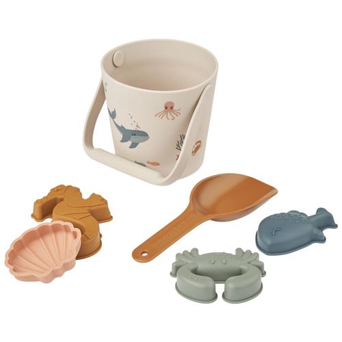 Liewood Gilma Sea Creature Strand-sæt Sea Creature / Sandy |  | 01